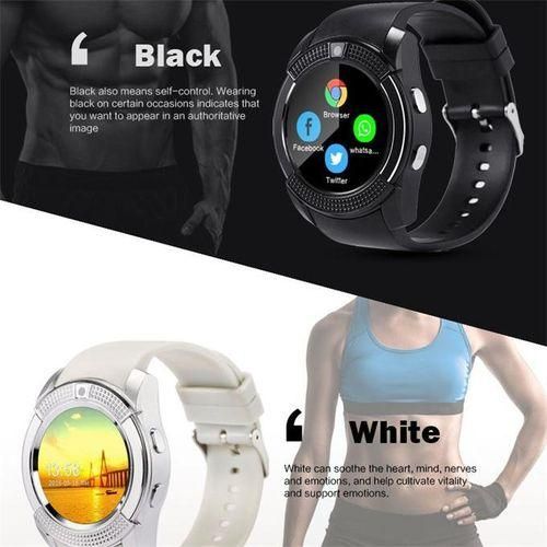 Generic White V8 Smart Bluetooth Watch for iOS Android Best Price Online Jumia Egypt