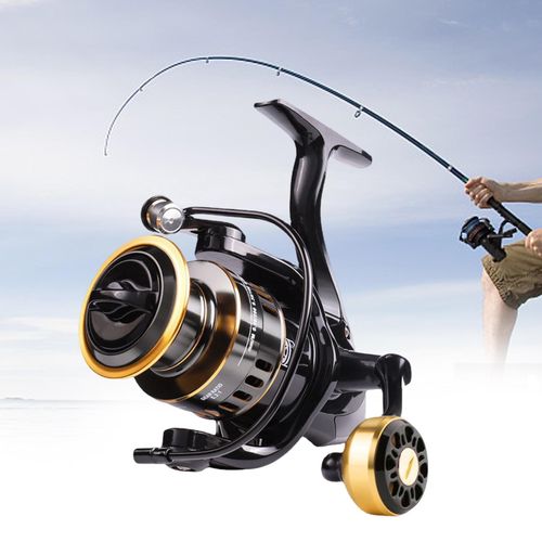 Generic Fishing Reel Right Handle Metal Spool High Max Drag 18kg For 5000 @  Best Price Online