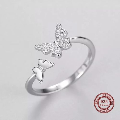 Luxury Italian Women Ring - 925 Silver - 18k Gold Plated