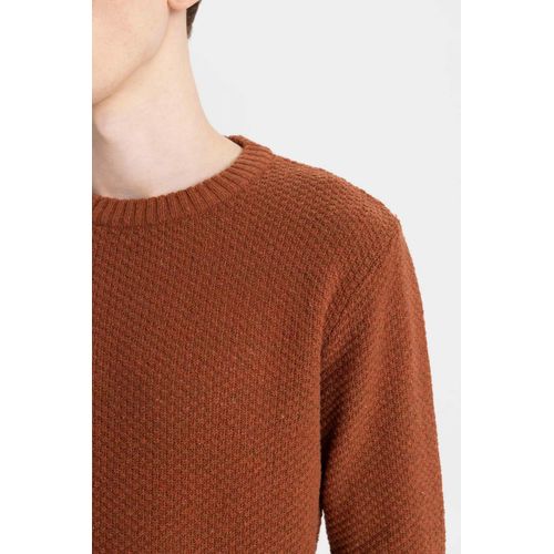 product_image_name-Defacto-بلوفر تريكو بيزك قصة عادية برقبة مستديرة-4