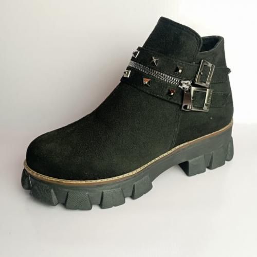 product_image_name-Generic-هاف بوت جلد حريمي _لون اسود..-2