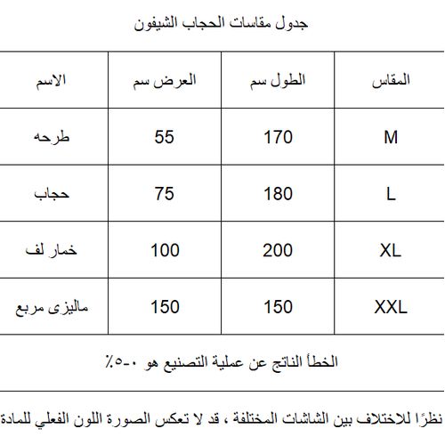 product_image_name-Generic-شيفون جورجيت، بأربعة مقاسات، طرحة و حجاب و خمار لف وماليزي - لون زيتونى-4