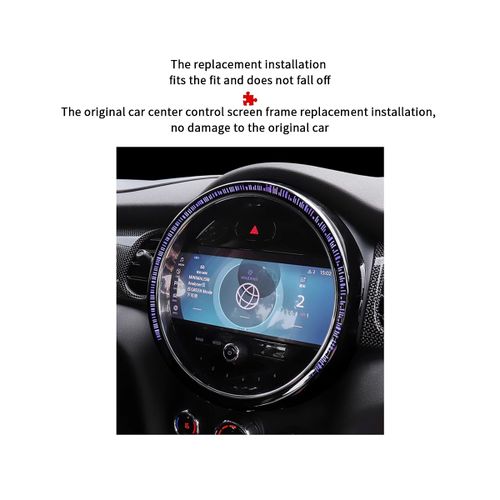 تسوق For MINI Cooper F55 F56 Center Console Screen Decorative Frame for ...