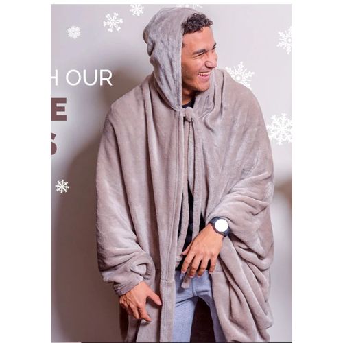 Mintra High Quality Blanket Cape/Hoodie - 160*180cm - Mocca 1 Pc @ Best  Price Online