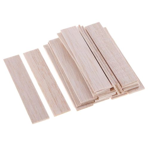 Generic Balsa Wood Unfinished Hardwood Sticks Dowel DIY Pieces