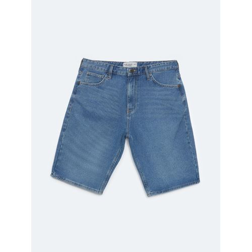 product_image_name-LC Waikiki-Standard Fit Men's Denim Shorts-1