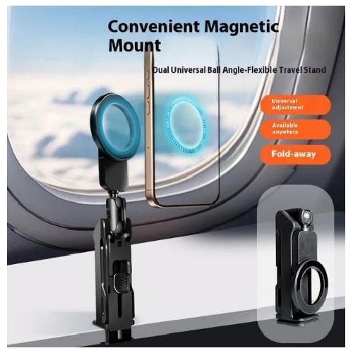 product_image_name-Generic- حامل الهاتف المحمول القابل للطي زوفيا QH-003، حامل هاتف محمول ثابت ومتين، يدور 360 درجة، مناسب للسفر والتنقل-3