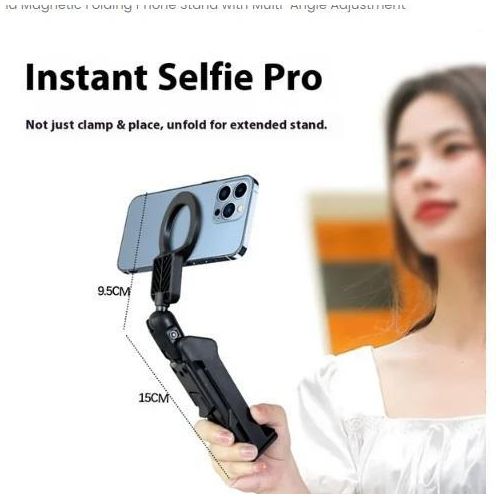 product_image_name-Generic- حامل الهاتف المحمول القابل للطي زوفيا QH-003، حامل هاتف محمول ثابت ومتين، يدور 360 درجة، مناسب للسفر والتنقل-4