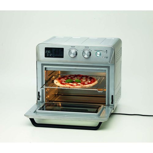 product_image_name-Kenwood-فرن تحميص 25 لتر + مقلاة هوائية 2 في 1 - فرن تحميص مع وظيفة الشواية الدوارة بسعة كبيرة للقلي والتحميص والشواء والتحمير والخبز والتحمير وإذابة التجميد والتسخين MOA26.600SS فضي-3