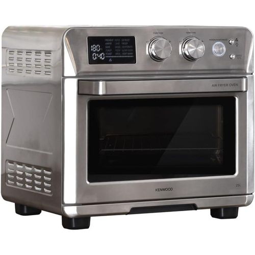 product_image_name-Kenwood-فرن تحميص 25 لتر + مقلاة هوائية 2 في 1 - فرن تحميص مع وظيفة الشواية الدوارة بسعة كبيرة للقلي والتحميص والشواء والتحمير والخبز والتحمير وإذابة التجميد والتسخين MOA26.600SS فضي-4