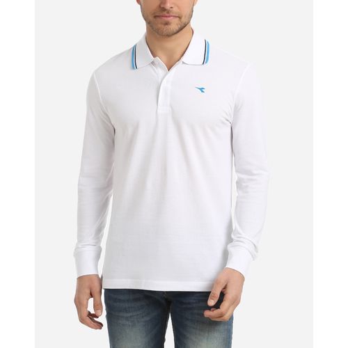 اشتري Diadora Plain Polo Shirt - White في مصر