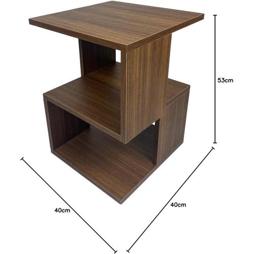 Generic Wooden Bed Side Table - Brown - image 2