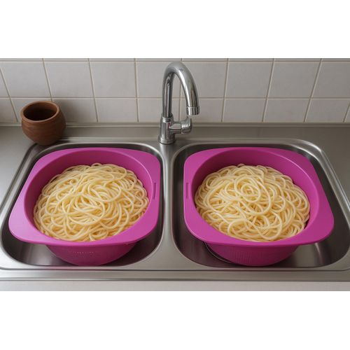 product_image_name-Generic-مصفاة بلاستيكية كبيرة لتصفية وغسل الفواكه والخضروات والمعكرونة-3