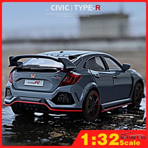 1/32 Honda Civic Type R Toy Car For Children Diecast Miniature