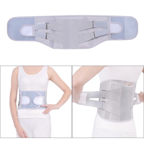 Fashion (Gray,)Orthopedic Corset Back Support Belt Men Back Belt Fajas  Lumbares Ortopedicas Protection Spine Support Belt MAA @ Best Price Online