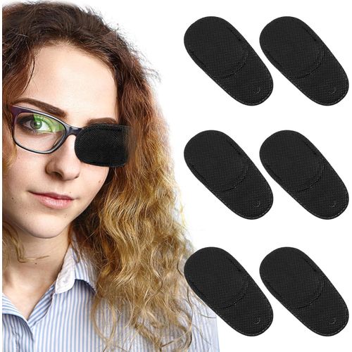 product_image_name-Generic-6 قطع من رقع العين اليسارية او اليمنى عين واحدة طبية احترافية قابلة لاعادة الاستخدام ناعمة سوداء للنظارات وعلاج الغمش الكسول والحول للبالغين والبنات والاولاد-8