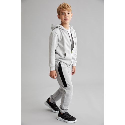 product_image_name-Defacto-Knitted Bottom Trousers - Optic Lt.Grey Melange-1