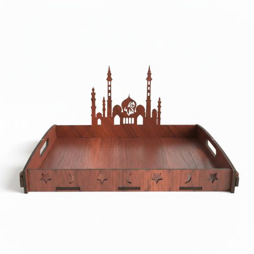 product_image_name-Generic-صينية تقديم خشبية لضيافة رمضان والعيد - ديكور السفرة - قطعة-2