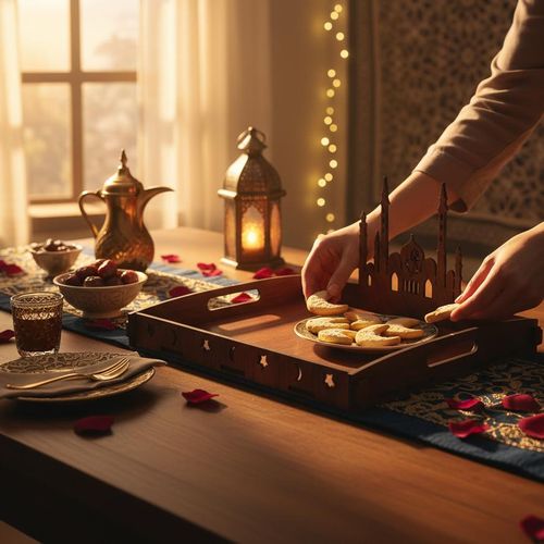 product_image_name-Generic-صينية تقديم خشبية لضيافة رمضان والعيد - ديكور السفرة - قطعة-7