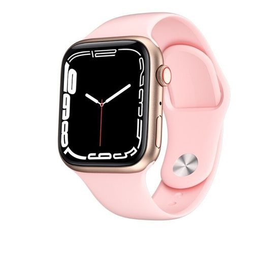 product_image_name-Generic-DT7 Max Smart Watch NFC GPS Tracker Wireless Charging Sport For iPhone، Android- Pink-1