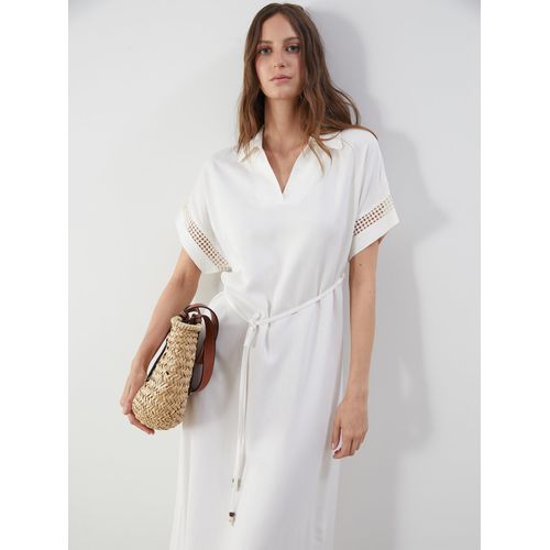Collared Linen Blend Dress - LC Waikiki - Jumia Egypt
