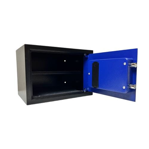 product_image_name-Lotfy Group LG-خزنة كود 25NEK - خزنة منزلية زرقاء (25*35*25 سم) - تصميم عصري وتخزين آمن-4