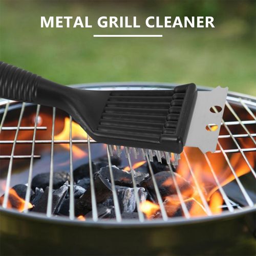 2 Pieces BBQ Grill Scrapers Stainless Steel