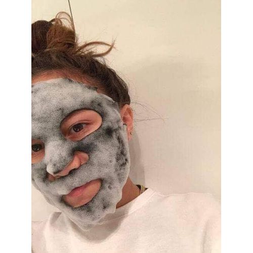 product_image_name-Pure Derm-Deep Purifying O2 Bubble Volcanic Mask Sheet - Black  - 1 Pcs-5