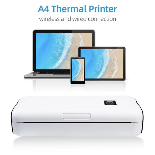 A4 Portable Paper Printer Thermal Printing Wireless BT Connect for iOS  Android Mobile Photo Printer Support 210mm Wide Printing - AliExpress