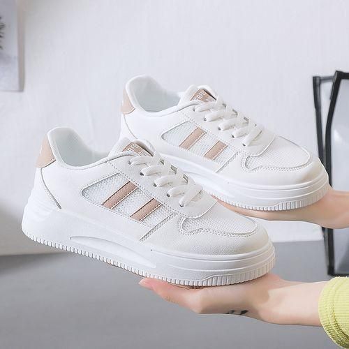 Fashion White Shoes Trendy Sneakers Allmatch Women Sports Casual Shoes Brown Best Price Online Jumia Egypt
