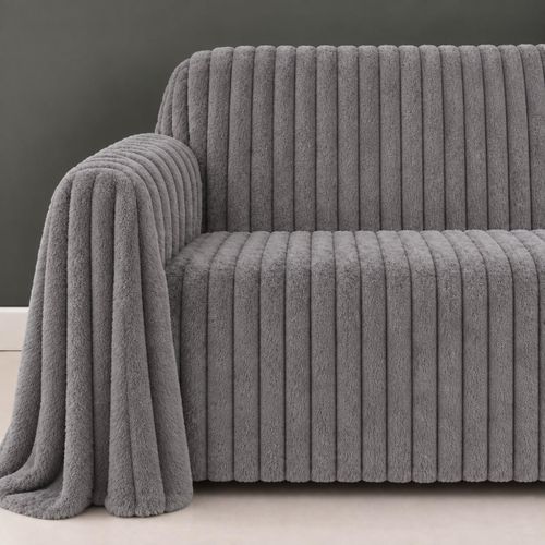 Snooze غطاء كنبه جراي تصميم مضلع - image 2