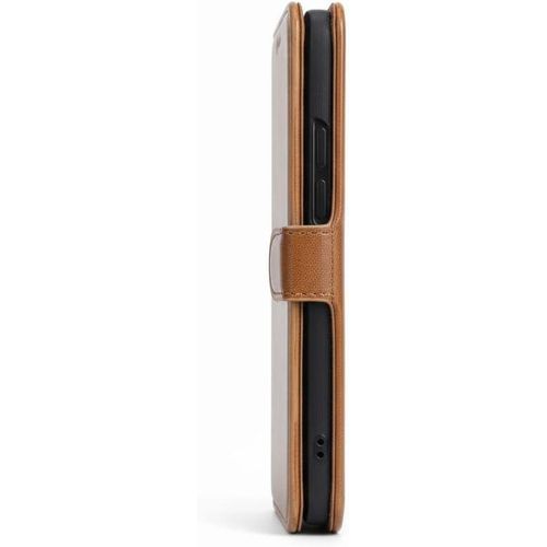 product_image_name-Generic-تصميم جديد ومميز، مادة عالية الجودة، طبقتان وحماية للشاشة من السقوط، متوافق مع Infinix Hot 60i، جلد أمامي وخلفي، غطاء حماية قابل للطي، متوافق مع Infinix Hot 60i (بُني)-4