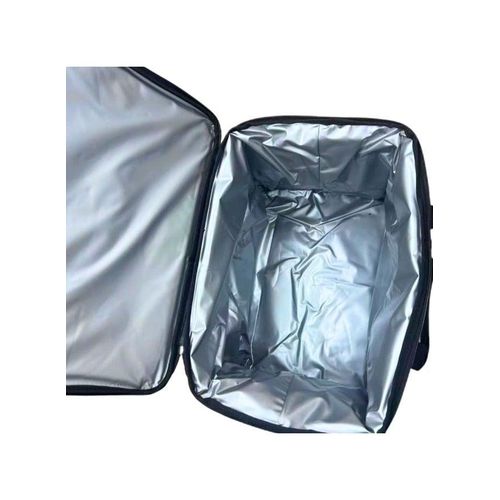 product_image_name-Generic-XX-Large Insulated Thermal Grocery Bag 47X27X30 Cm, 40L Black Color With Zipper Top Foldable Cooler Bag For Hot And Cold Food Storage Reusable Bag For Travel Lightweight Durable Eco-Friendly-1