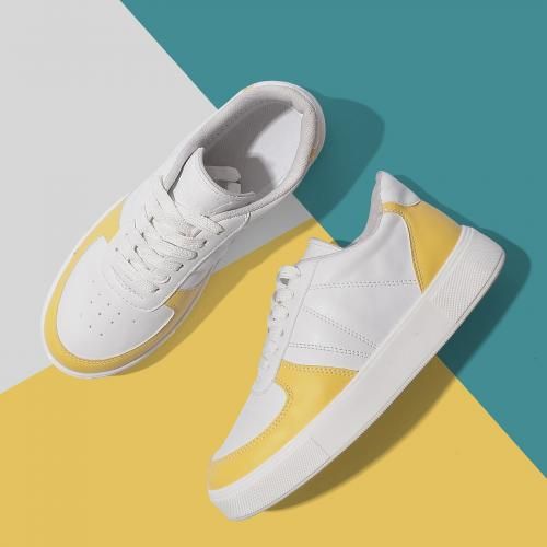 Buy vbranda Sports Sneakers - White Yellow SN-1 in Egypt