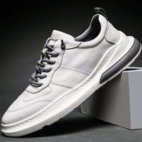 Buy Fashion Men's Fashion Lace-up Casual Sneaker - White in Egypt
