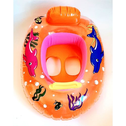 اشتري Inflatable Baby Boat - 65 Cm Orange في مصر