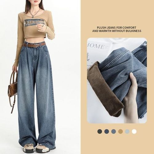 Women's Loose High Waist Denim Trousers, Multi-Pocket Fashion, Heavy  Industry, Straight Leg, Early Autumn, New Products, 2023 - AliExpress