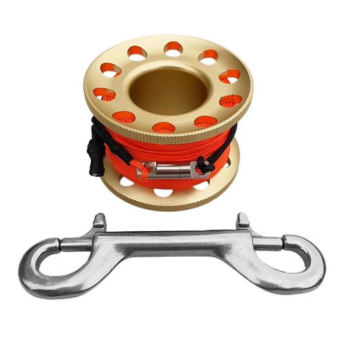 Generic Scuba Diving Dive Reel With 15m Line Double Ended Snap