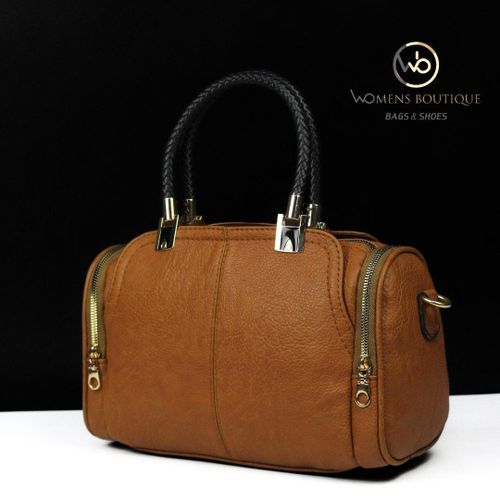 WB Italian leather handbag camel - Wb shoes - Jumia Egypt