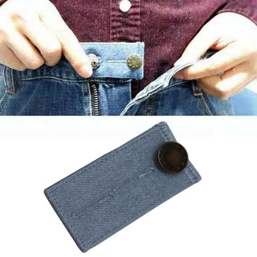 Generic Denim Pants Extender 2 Button Hooks Elastic Waist