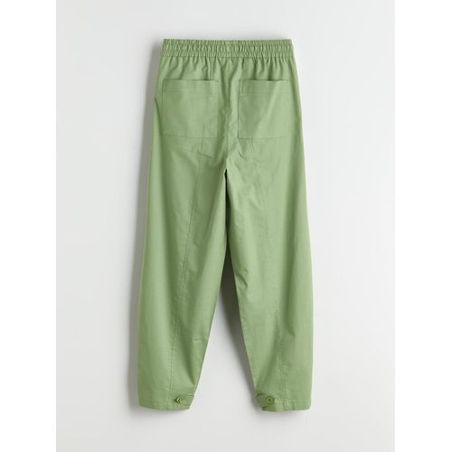 product_image_name-LC Waikiki-Elasticated Waist Poplin Women's Trousers-6