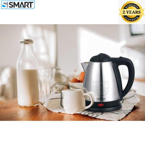 product_image_name-S Smart-غلاية مياه كهربائية سمارت 1.8 لتر – قدرة عالية للغلي السريع – هيكل استانلس ستيل مقاوم للصدأ – فصل تلقائي للحماية – تصميم فضي أنيق – موديل SKT1083S – ضمان عامين-3