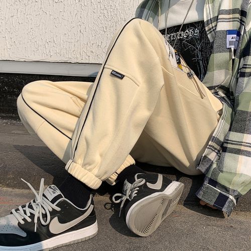 Generic Khaki 2022 New Sweatpants Men Spring Autumn Long Pants Man Soft Casual Sports Pants Jogging Pants Male Street Harem Pants Fitted M 4XL XXM Best Price Online Jumia Egypt