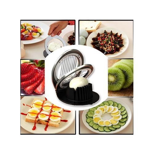 product_image_name-Generic-Multifunctional Stainless Steel Egg Slicer for Cutting Boiled Eggs Heavy Duty Slices-2