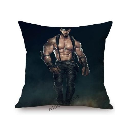 New Muscle Man King Charming Tempting Male Art Home Decorative Sofa Throw Pillow Case Cotton Linen Cushion Cover