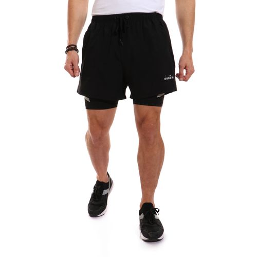 Diadora 2 In 1 Sport Short For Men - Black @ Best Price Online