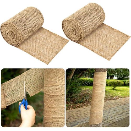 product_image_name-Generic-2 Rollen Baumwickel Sackleinen fur Winterschutz, Jute-Material, Stammschutz-Bandage zum Schutz der Rinde vor Gefrieraturen, Sonnenbrand und Insektenschaden a Pflanzen und Strauchern-3