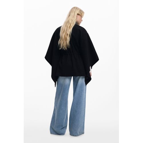 product_image_name-Desigual-Combined faux leather poncho-4