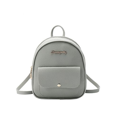 Buy Fashion Women's Backpack PU Leather Bags Girls Multifunctional Small - GreyProduct Name: leather shoulder backpackMaterial: pu leatherUse: shoulders, one-shoulder, shoulder, handColor: gray, pink, black, red, blueSize: long 18.5 * Wide 8 cm * High 21 lengthleather shoulder backpackMaterial: pu leatherUse: shoulders, one-shoulder, shoulder, handColor: gray, pink, black, red, blueSize: long 18.5 * Wide 8 cm * High 21 length in Egypt