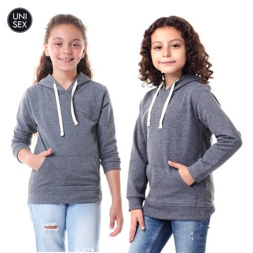 Buy Kady Kids Kangaroo Pocket Slip On Sweatshirt - Heather Charcoal Grey in Egypt